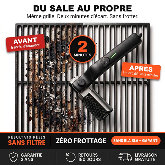 GRILLFIRE Pro - Brosse Electrique